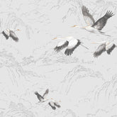 Laura Ashley Animalia Wallpaper Silver